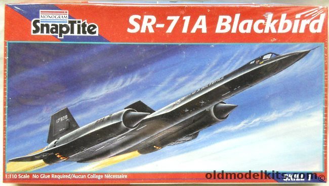 Monogram 1/110 Lockheed SR-71A Blackbird, 1109 plastic model kit